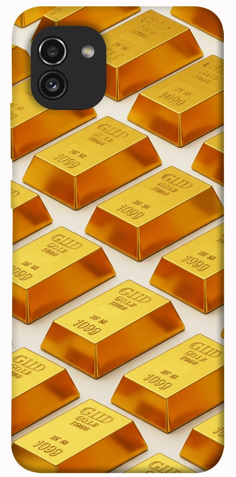 Чохол Gold bars для Galaxy A03