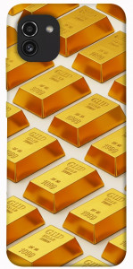 Чохол Gold bars для Galaxy A03