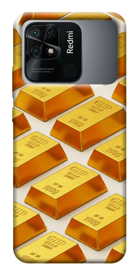 Чохол Gold bars для Xiaomi Redmi 10C