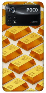 Чехол Gold bars для Xiaomi Poco X4 Pro