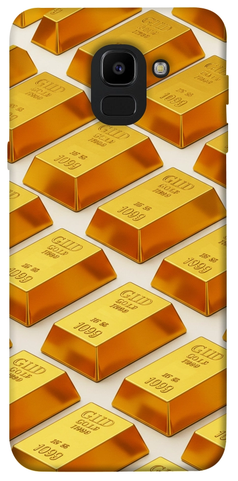 Чехол Gold bars для Galaxy J6 (2018)