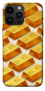 Чохол Gold bars для iPhone 14 Pro Max