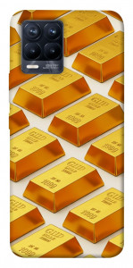 Чохол Gold bars для Realme 8
