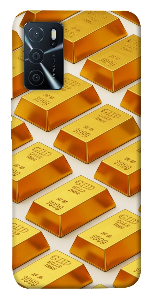 Чехол Gold bars для Oppo A16
