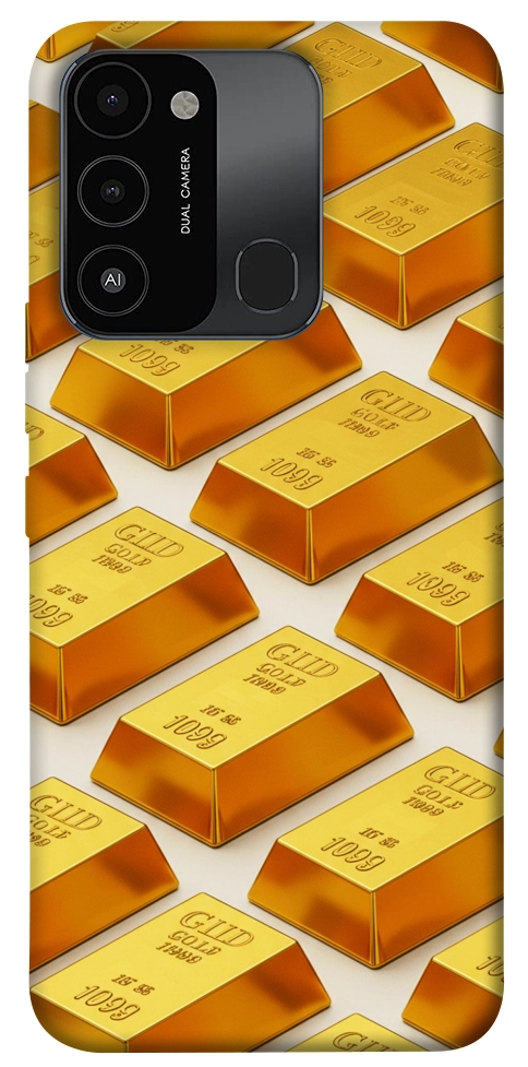 Чехол Gold bars для TECNO Spark 8C