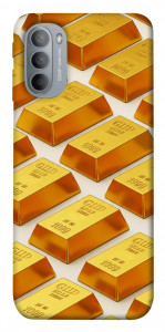 Чехол Gold bars для Motorola Moto G31