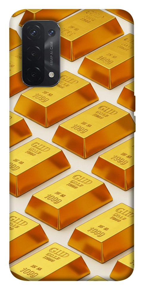 Чохол Gold bars для Oppo A74 5G