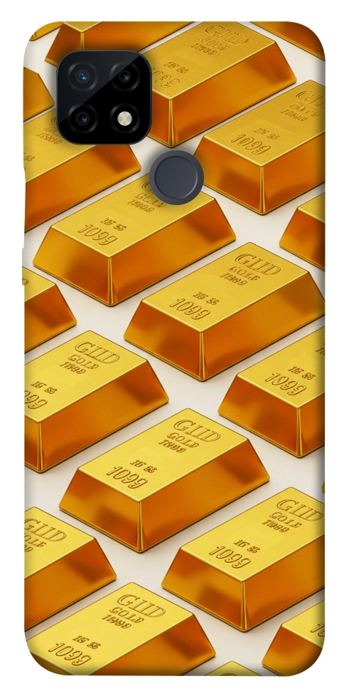 Чехол Gold bars для Realme C21