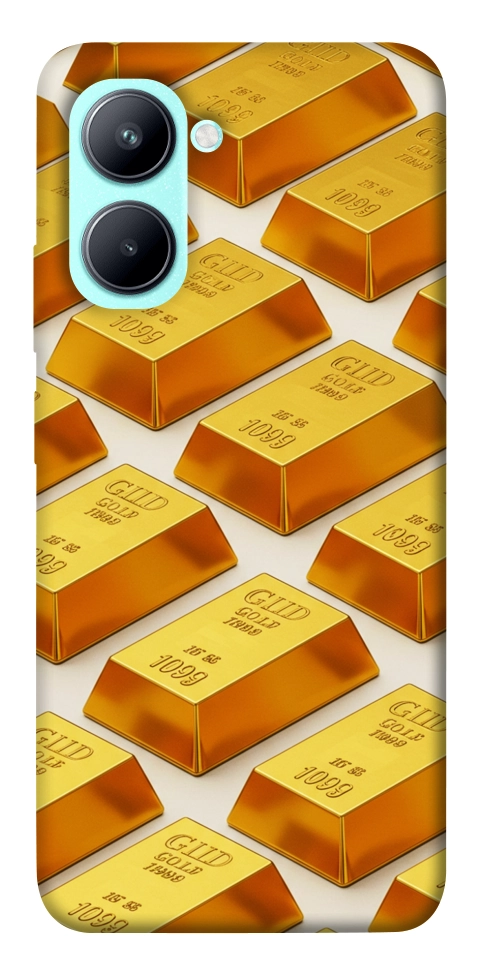 Чехол Gold bars для Realme C33