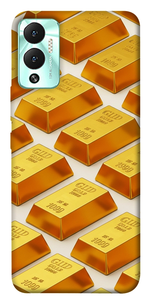 Чехол Gold bars для Infinix Hot 12 Play