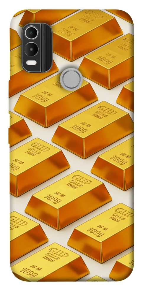 Чехол Gold bars для Nokia C21 Plus