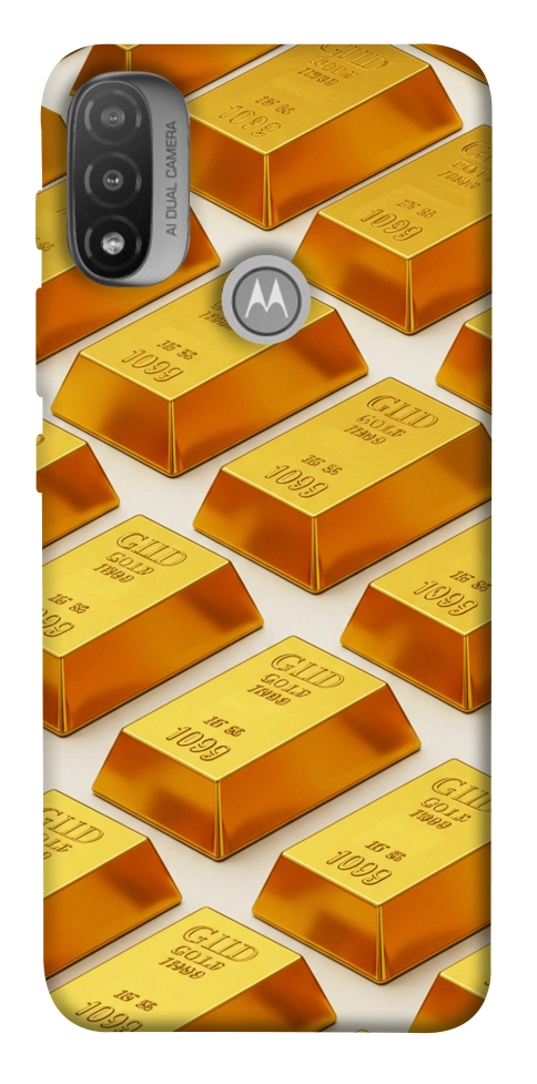 Чохол Gold bars для Motorola Moto E20
