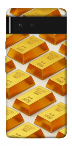 Чехол Gold bars для Google Pixel 6