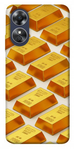 Чехол Gold bars для Oppo A17