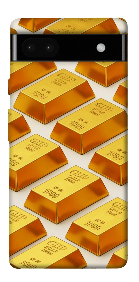 Чохол Gold bars для Google Pixel 6A