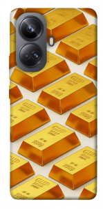 Чехол Gold bars для Realme 10 Pro+