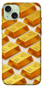 Чехол Gold bars для iPhone 15 Plus