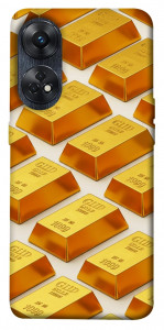 Чохол Gold bars для Oppo Reno 8 T 4G