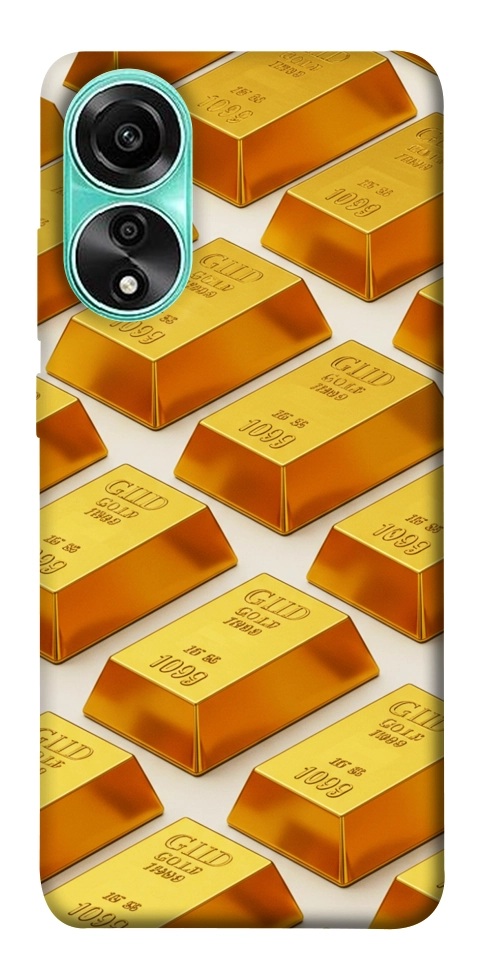 Чохол Gold bars для Oppo A78 4G