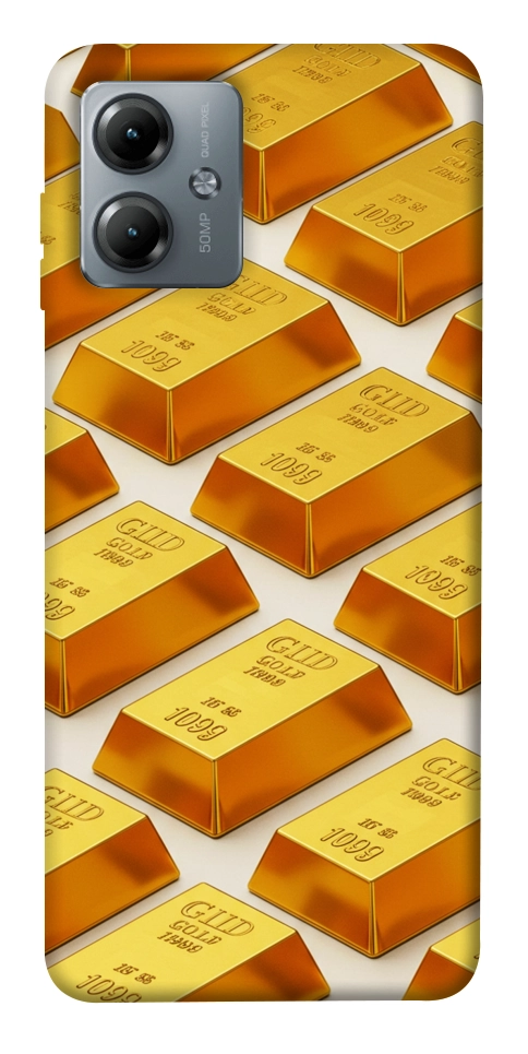 Чохол Gold bars для Motorola Moto G14
