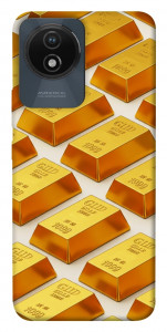 Чехол Gold bars для Vivo Y02