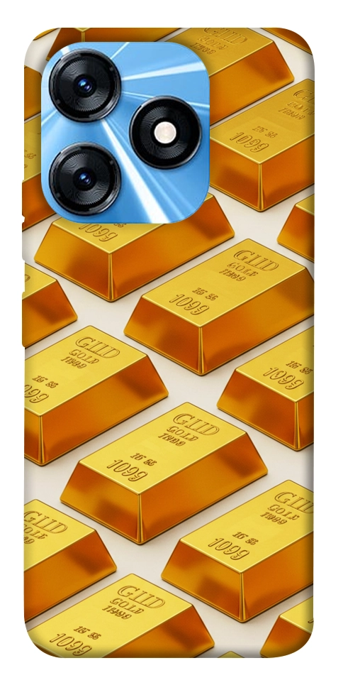 Чохол Gold bars для TECNO Spark 10