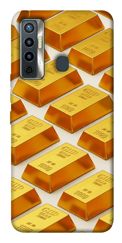 Чехол Gold bars для TECNO Camon 17