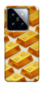 Чехол Gold bars для Xiaomi 14 Pro