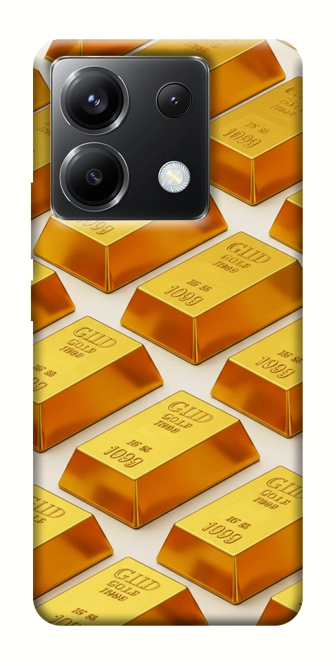 Чохол Gold bars для Xiaomi Poco X6