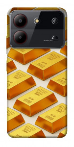 Чехол Gold bars для ZTE Blade A54 4G