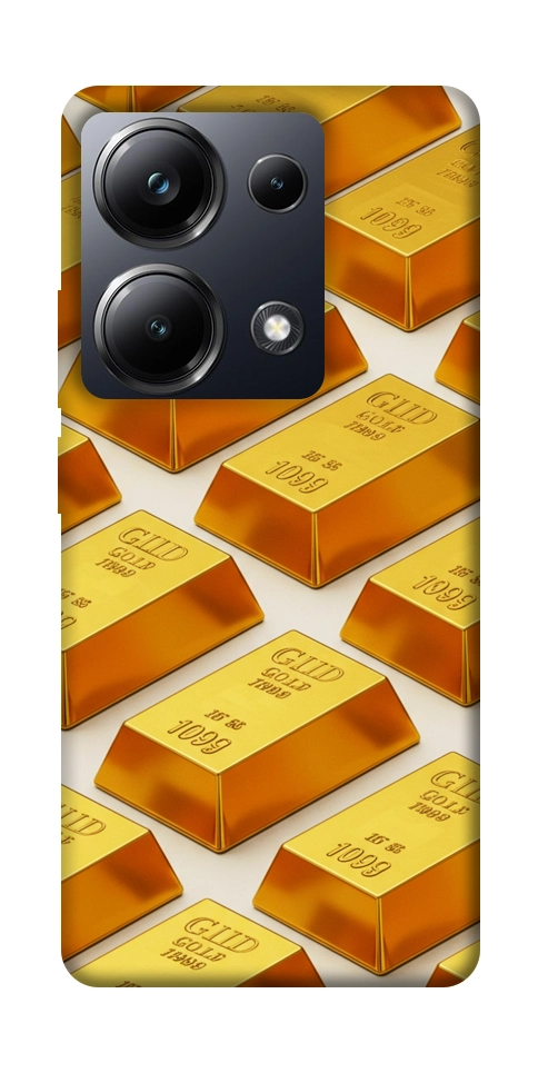 Чехол Gold bars для Xiaomi Poco M6 Pro 4G