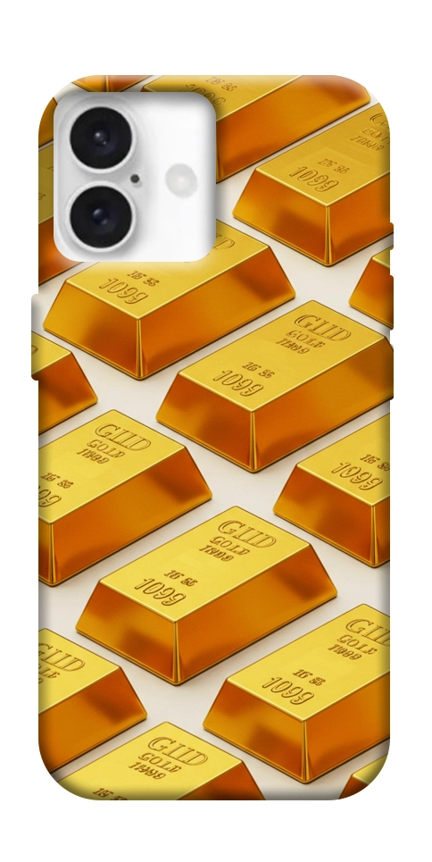 Чехол Gold bars для iPhone 16