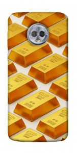 Чохол Gold bars для Motorola Moto G6 Plus