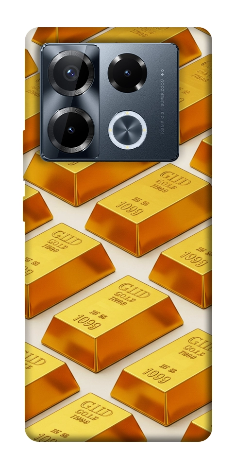 Чехол Gold bars для Infinix Note 40 Pro 4G