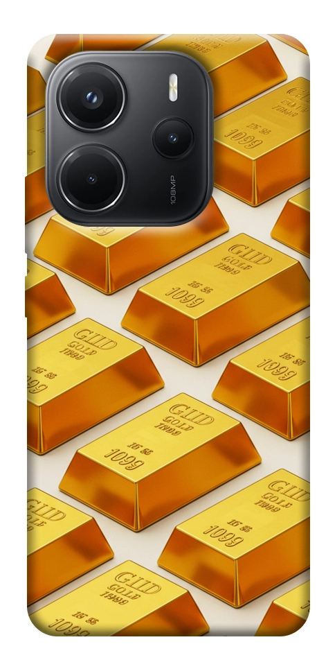 Чохол Gold bars для Xiaomi Redmi Note 14 4G (Int. version)