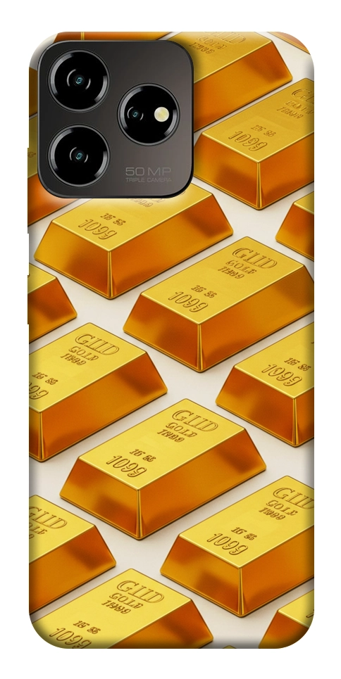 Чехол Gold bars для ZTE Blade V50 Design 4G