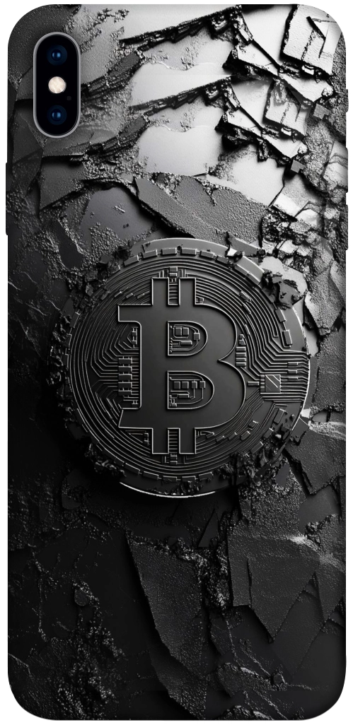 Чохол Dark bitcoin для iPhone XS Max