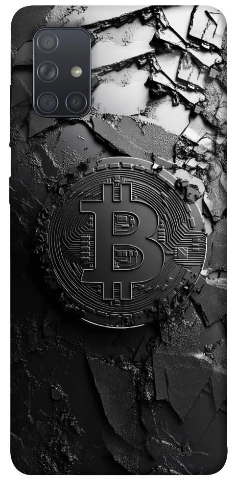 Чехол Dark bitcoin для Galaxy A71 (2020)