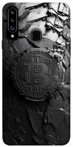 Чехол Dark bitcoin для Galaxy A20s (2019)