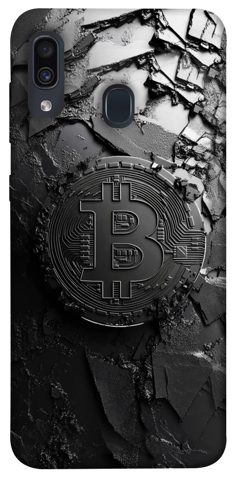 Чохол Dark bitcoin для Galaxy A30 (2019)