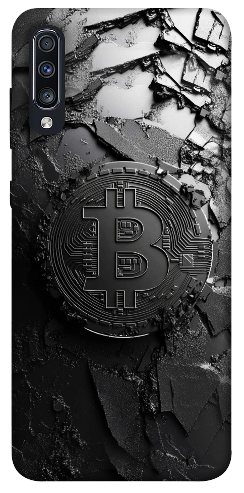 Чехол Dark bitcoin для Galaxy A70 (2019)