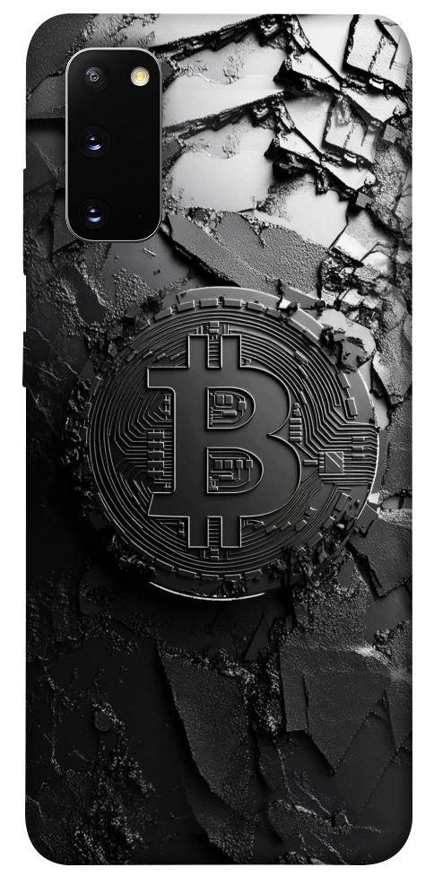 Чохол Dark bitcoin для Galaxy S20 (2020)