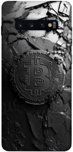Чохол Dark bitcoin для Galaxy S10 Plus (2019)