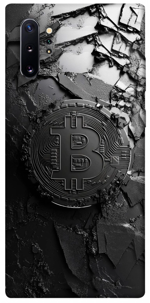 Чехол Dark bitcoin для Galaxy Note 10+ (2019)