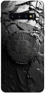 Чехол Dark bitcoin для Galaxy S10 (2019)
