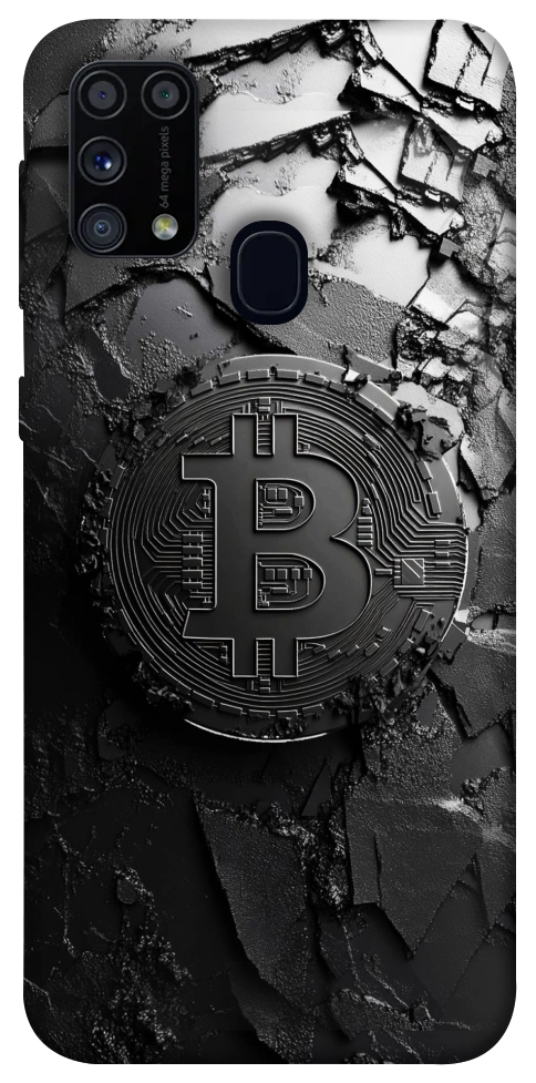 Чехол Dark bitcoin для Galaxy M31 (2020)