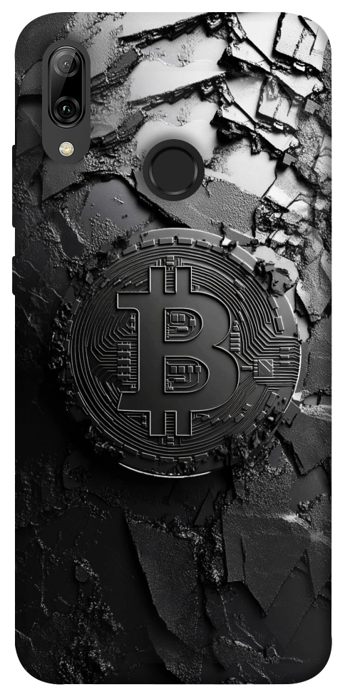 Чохол Dark bitcoin для Huawei P Smart (2019)