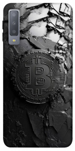 Чехол Dark bitcoin для Galaxy A7 (2018)
