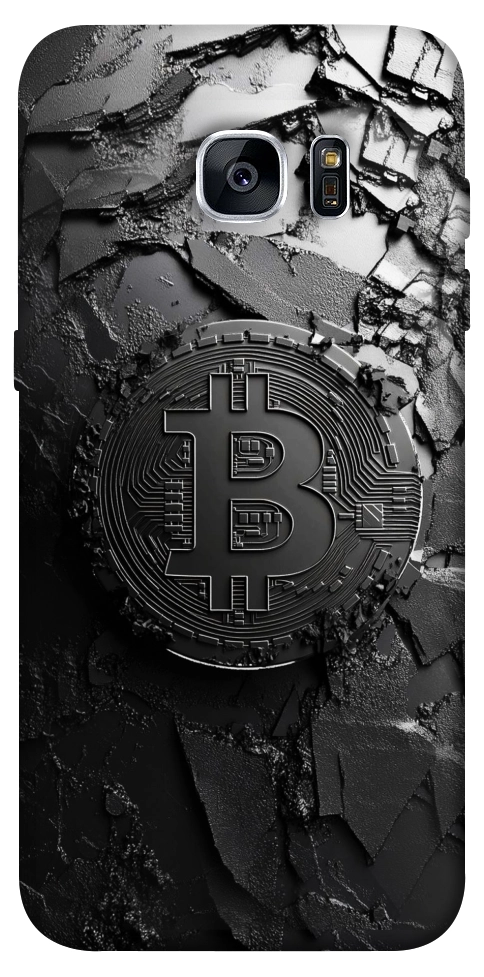 Чохол Dark bitcoin для Galaxy S7 Edge