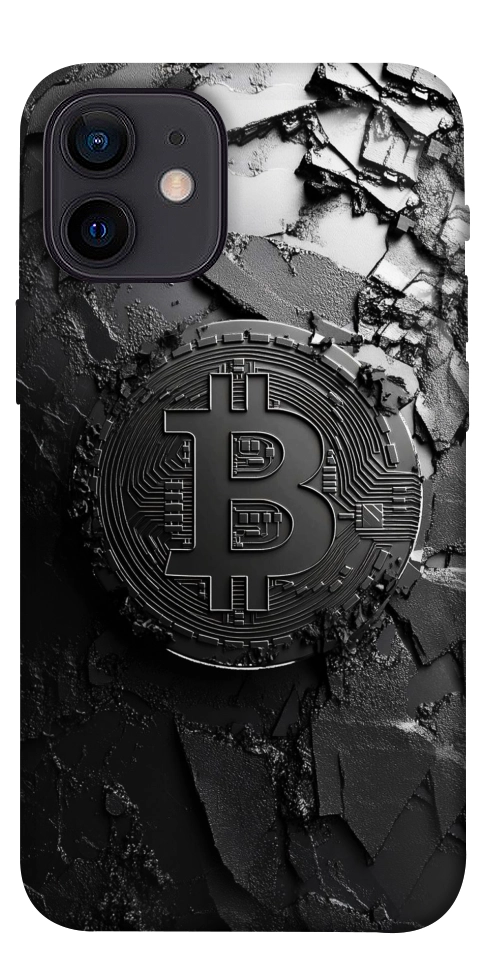 Чохол Dark bitcoin для iPhone 12 mini